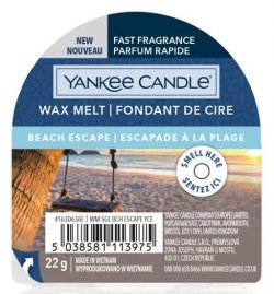 YANKEE CANDLE Beach Escape vonný vosk 22g