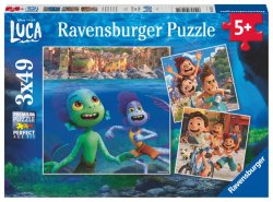 Ravensburger Puzzle Disney Pixar - Luca 3x49 dílků