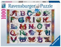 Ravensburger Puzzle - Dračí abeceda 1000 dílků