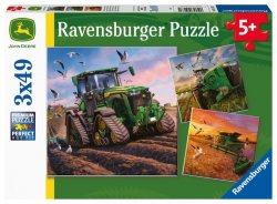 Ravensburger Puzzle John Deere - Hlavní sezona 3x49 dílků