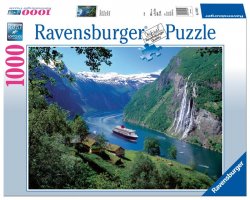 Ravensburger Puzzle - Norský fjord 1000 dílků