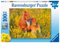 Ravensburger Puzzle - Shetladnský poník 100 dílků