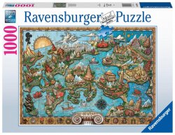 Ravensburger Puzzle - Tajemná Atlantida 1000 dílků