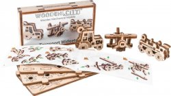 Puzzle 3D Přívěšky Doprava, dřevěné