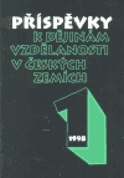 Příspěvky k dějinám vzdělanosti v Českých zemích 1/1998