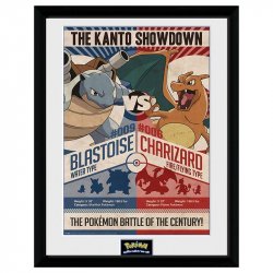 Pokémon Zarámovaný plakát/Blastoise vs. Charizard