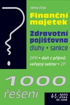 1000 řešení 4-5/2022 Zdravotní pojišťovny