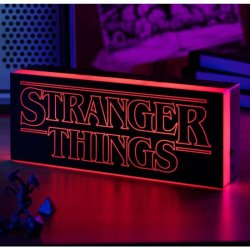 Světlo Stranger Things logo