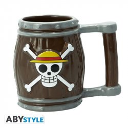 ONE PIECE 3D keramický hrnek - Barrel 350 ml