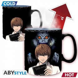 Death Note Měnící keramický hrnek 460 ml - Kira & L