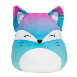 Squishmallows Růžovo modrá liška - Vickie 20 cm