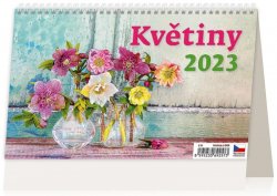 Kalendář stolní 2023 - Květiny
