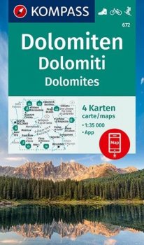 Dolomiten, 4-teiliges Set  672  NKOM