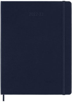 Moleskine Plánovací zápisník 2022-2023 modrý XL, tvrdý