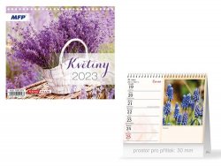 Mini Květiny 2023 - stolní kalendář