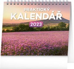 Kalendář 2023 stolní: Praktický, 16,5 × 13 cm