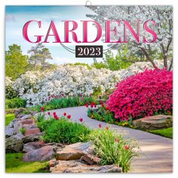 Kalendář 2023 poznámkový: Zahrady, 30 × 30 cm