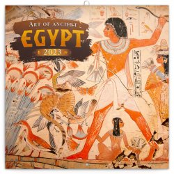 Kalendář 2023 poznámkový: Umění starého Egypta, 30 × 30 cm