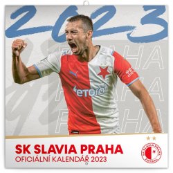 Kalendář 2023 poznámkový: SK Slavia Praha, 30 × 30 cm