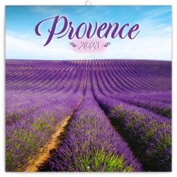 Kalendář 2023 poznámkový: Provence, voňavý, 30 × 30 cm