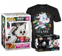 Funko POP & Tee: Alice in Wonderland - White Rabbit (velikost trička L)