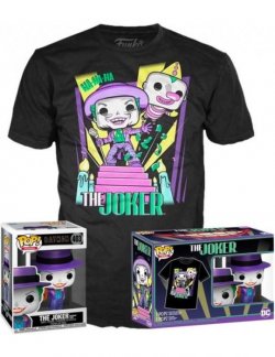 Funko POP & Tee: Joker w/Speaker - velikost trička S