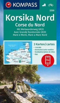 Korsika Nord  (sada 3 map)   2250 NKOM