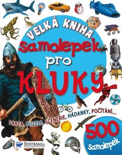 Velká kniha samolepek pro kluky