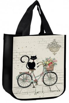 Taška BUG ART KIUB - Kočka na kole