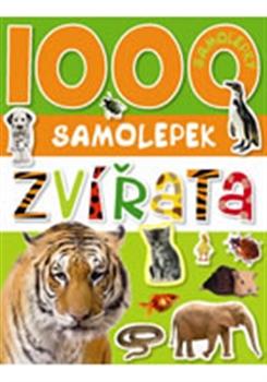 1000 samolepek zvířata