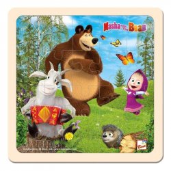 Máša a Medvěd: Puzzle 20 dílků