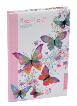 Školní diář 2021/22 Butterfly