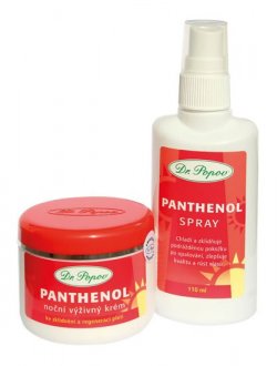 Panthenol spray 110 ml + panthenol krém 50 ml - sada