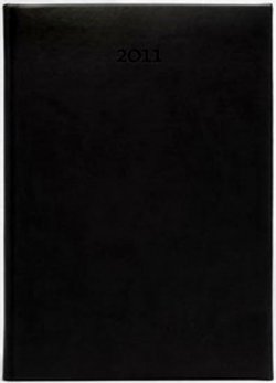 Diář 2011 Print denní A5 - černá                  