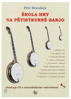 Škola hry na pětistrunné banjo + CD