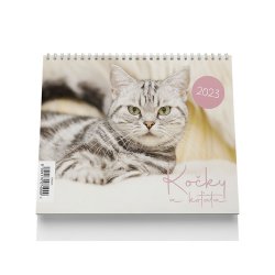 Kočky a koťata 2023 - stolní kalendář