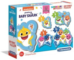 Moje první puzzle Baby Shark 4v1