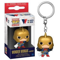 Funko POP Keychain: Wonder Woman 80th (Flashpoint) - klíčenka