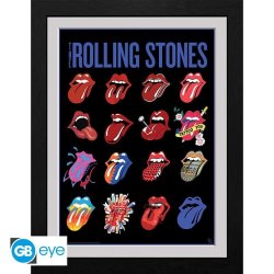 Rolling Stones Zarámovaný plakát -Jazyky