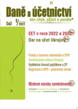 DaÚ 9/2022 EET dobrovolné využívání