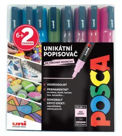 Posca Sada popisovačů 0,9-1,3 mm - Autumn 6 + 2 ks zdarma