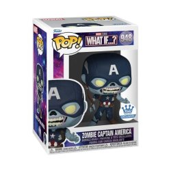 Funko POP: Marvel What If - Zombie Captain America (Funko Shop Limited Edition)