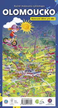 Olomoucko dětem - Ručně malovaná cyklomapa