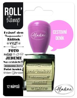 Aladine RollStamp textová - Cestovní deník