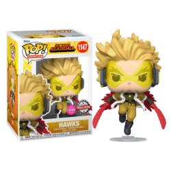 Funko POP Animation: My Hero Academy - Hawks (FLOCKED exclusive special edition)