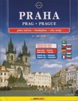 Praha - plán města 1:20 T - spirála