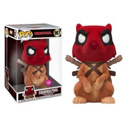 Funko POP Marvel: Jumbo Deadpool 30th - 10´ Squirrelpool (flocked special edition)