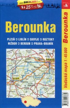 Berounka/vodácká mapa 1:45T