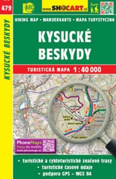 Kysucké Beskydy 1:40T/479 Turistická mapa SHOCart