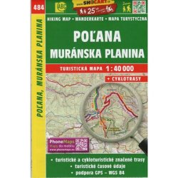 484 Poľana, Muránska planina 1:40 000